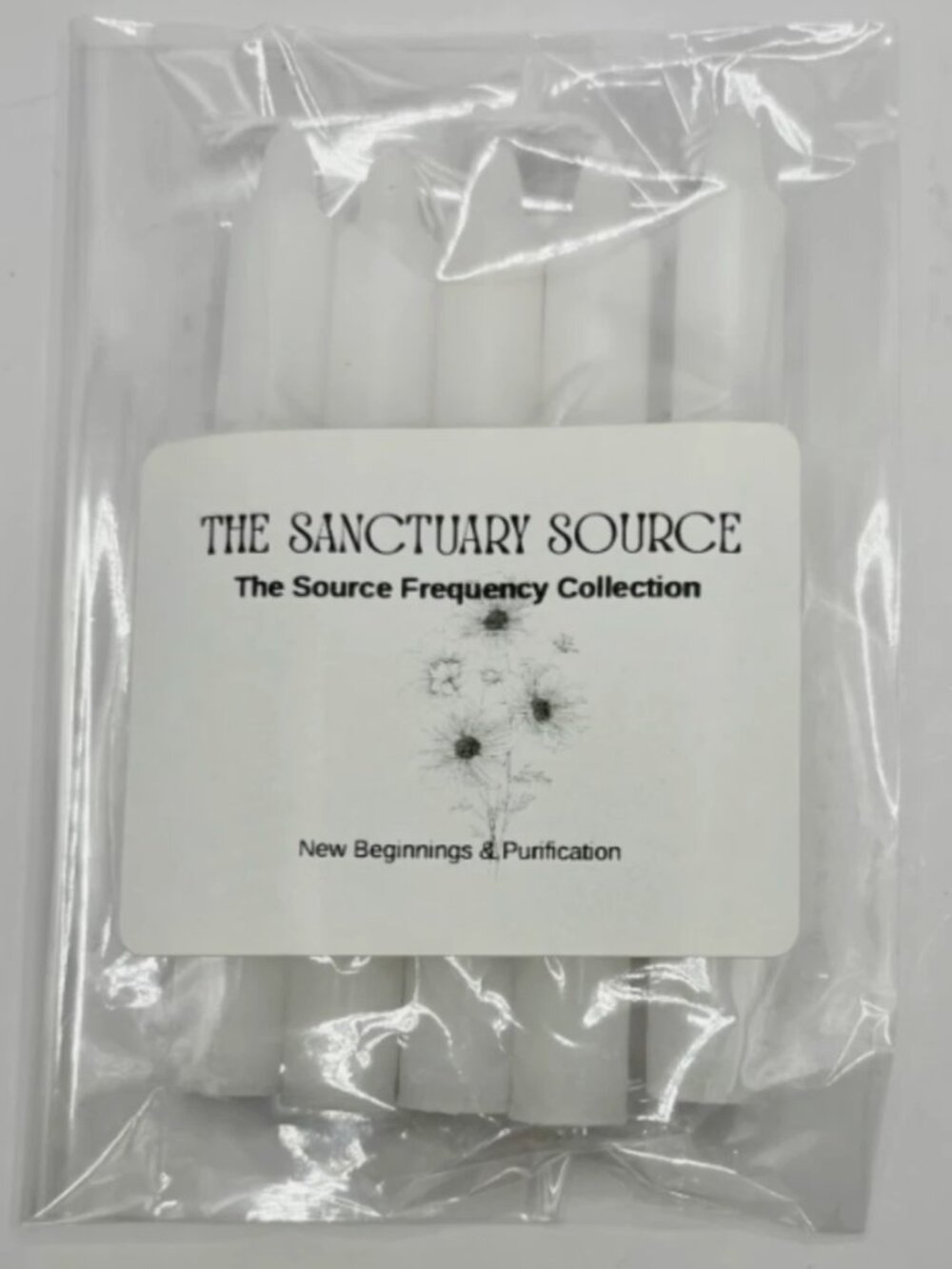 Sanctuary Spell Candle 5Piece Ritual Chime Set Intention Manifestation Undressed